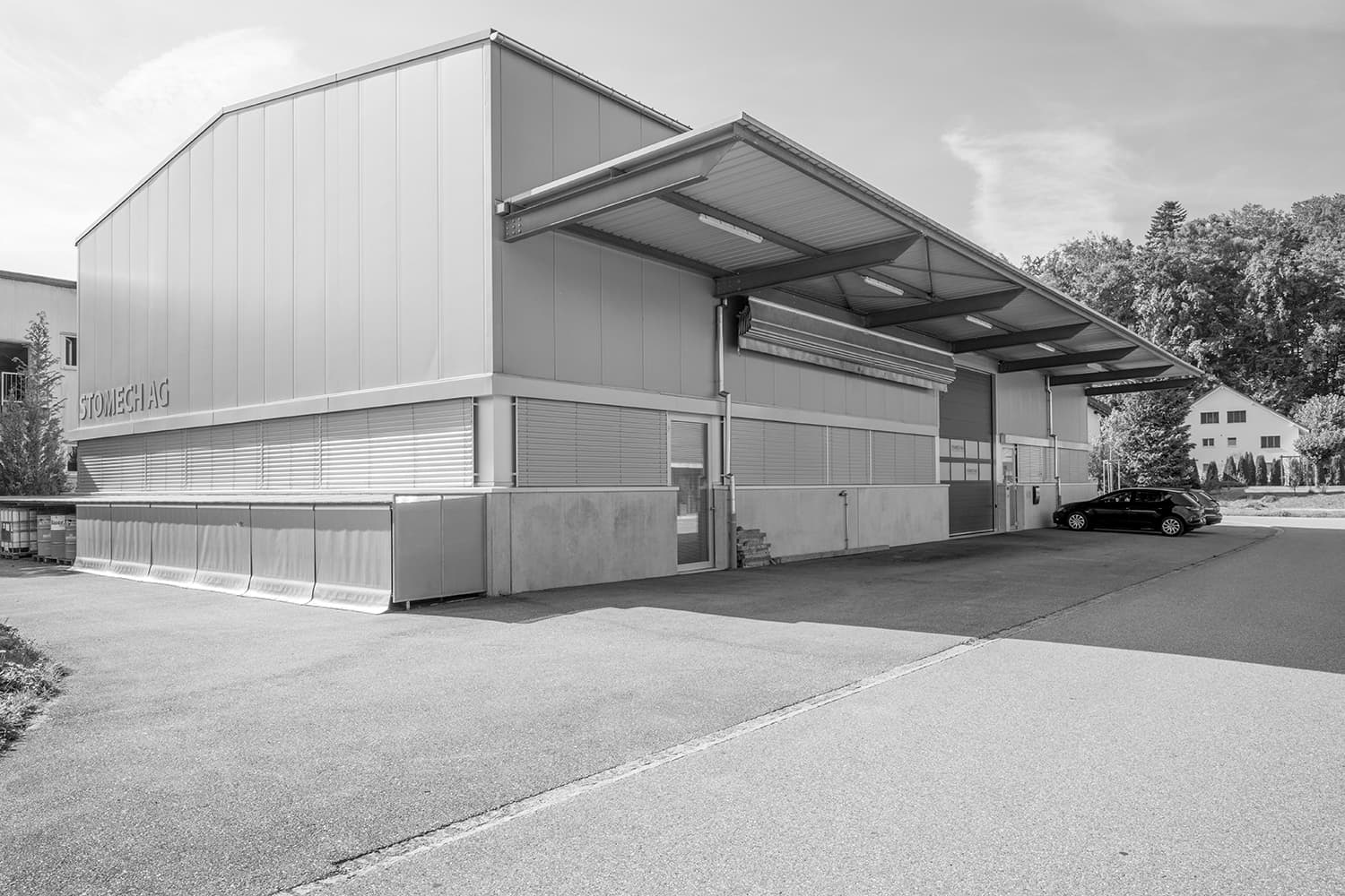 Neubau Werkhalle mit integrierten Büros Stomech AG Aarwangen