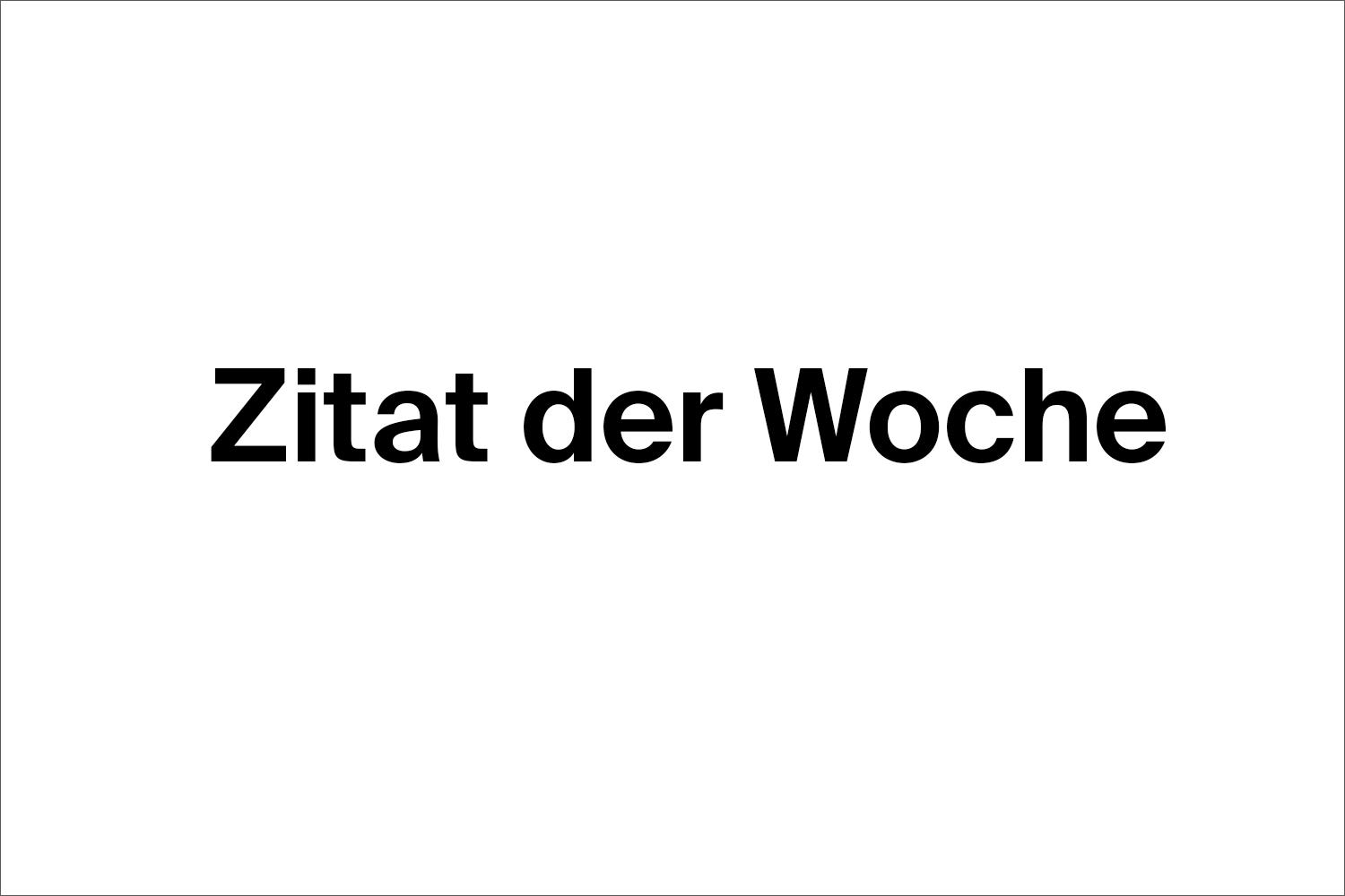 wochenzitat