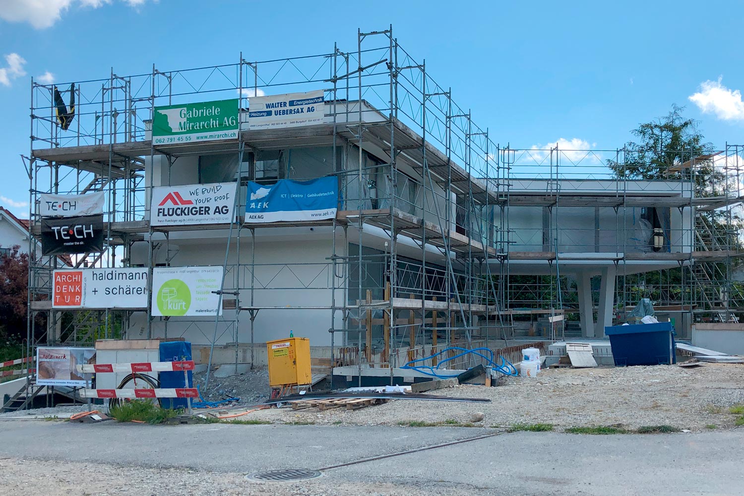 Flachdachvilla im Langenthaler Schoren