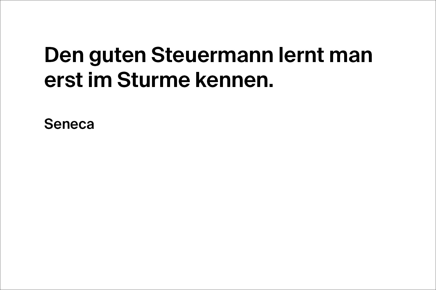 Zitat der Woche