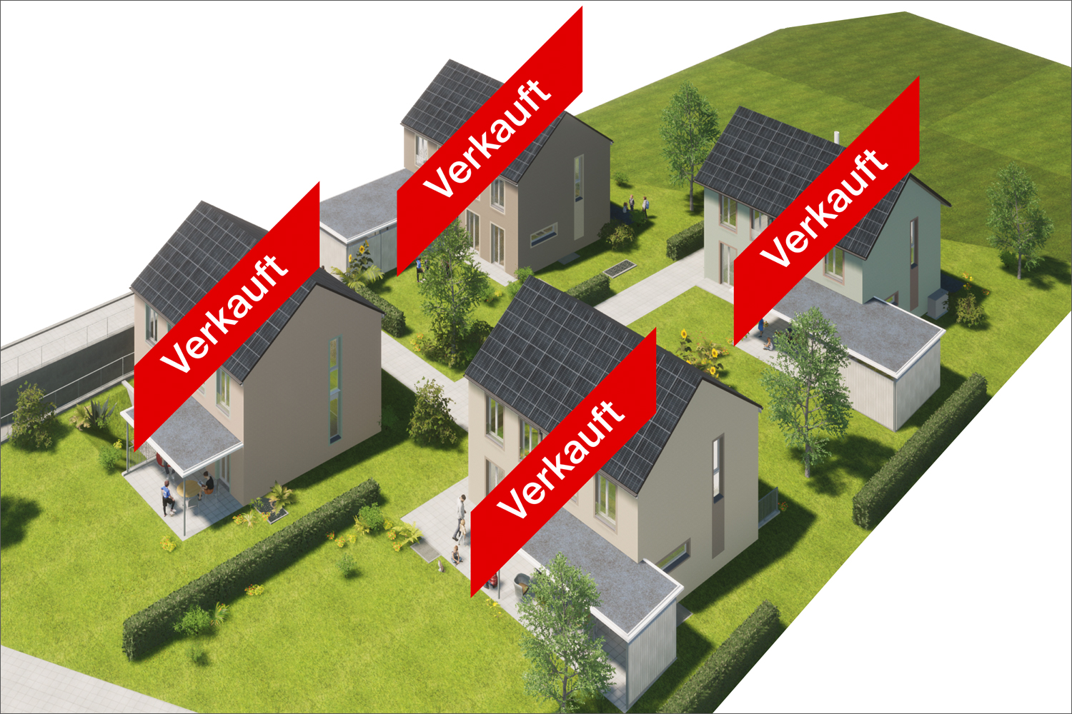Siedlung Kleeblatt Schwarzh&auml;usern